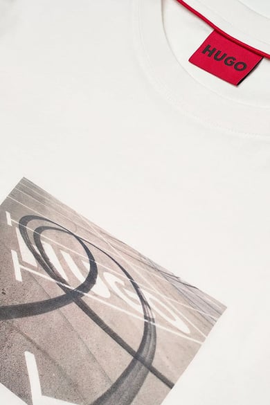 ΜΠΛΟΥΖΑ T-SHIRT HUGO - 102 ΛΕΥΚΟ